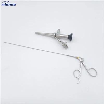 ENT Vet Double Channel Otoscope Veterinary Instruments Ear Endoscope With Fr5 Working Channel ENT Vet Double Channel Otoscope Veterinary Instruments Ear Endoscope With Fr5 Working Channel